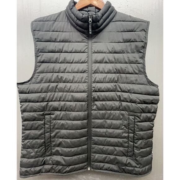 GAP Other - Gap Puffer Vest Men XL Black Cold Control Water Resistant Coated Full Zip Jacket